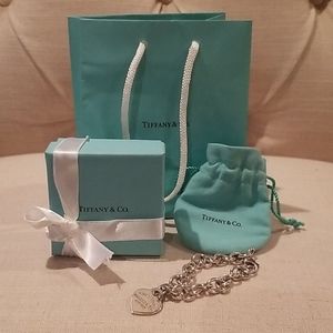 Authentic Return to Tiffany Heart Tag Bracelet